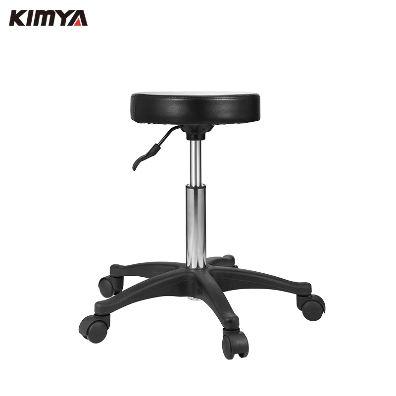 Salon Comfortable Ergonomic Hydraulic Shampoo Cutting Adjustable Rolling Stool Beauty Chair for Beautician Metal Iron Popular