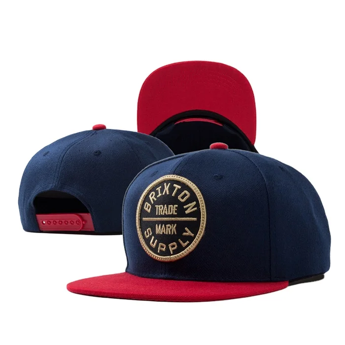 
Custom Flat brim unstructured and dropship Hats Snap Back cap Wholesale 5 Panel snapback caps 
