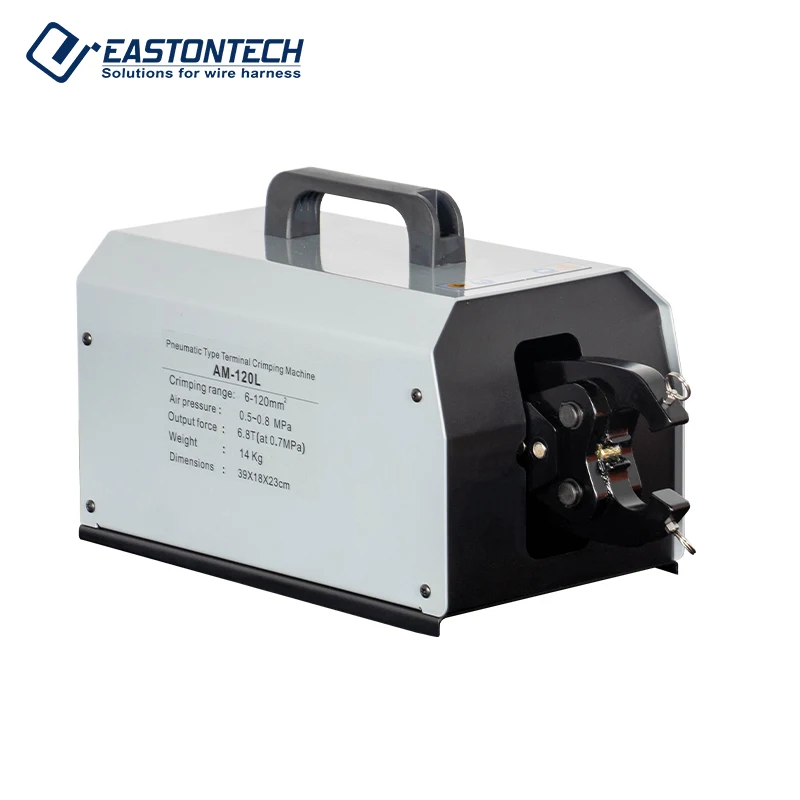 AM-120L neumatic cold press terminal four edge points crimping machine crimping pliers tool Crimper