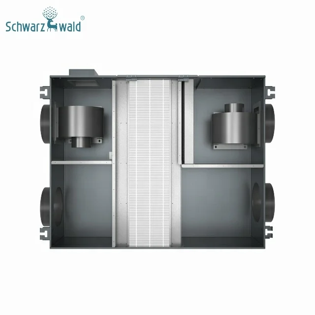 Ceiling Mounted HRV Fresh Air Exchanger Room Ventilation Systems With Heat Recovery