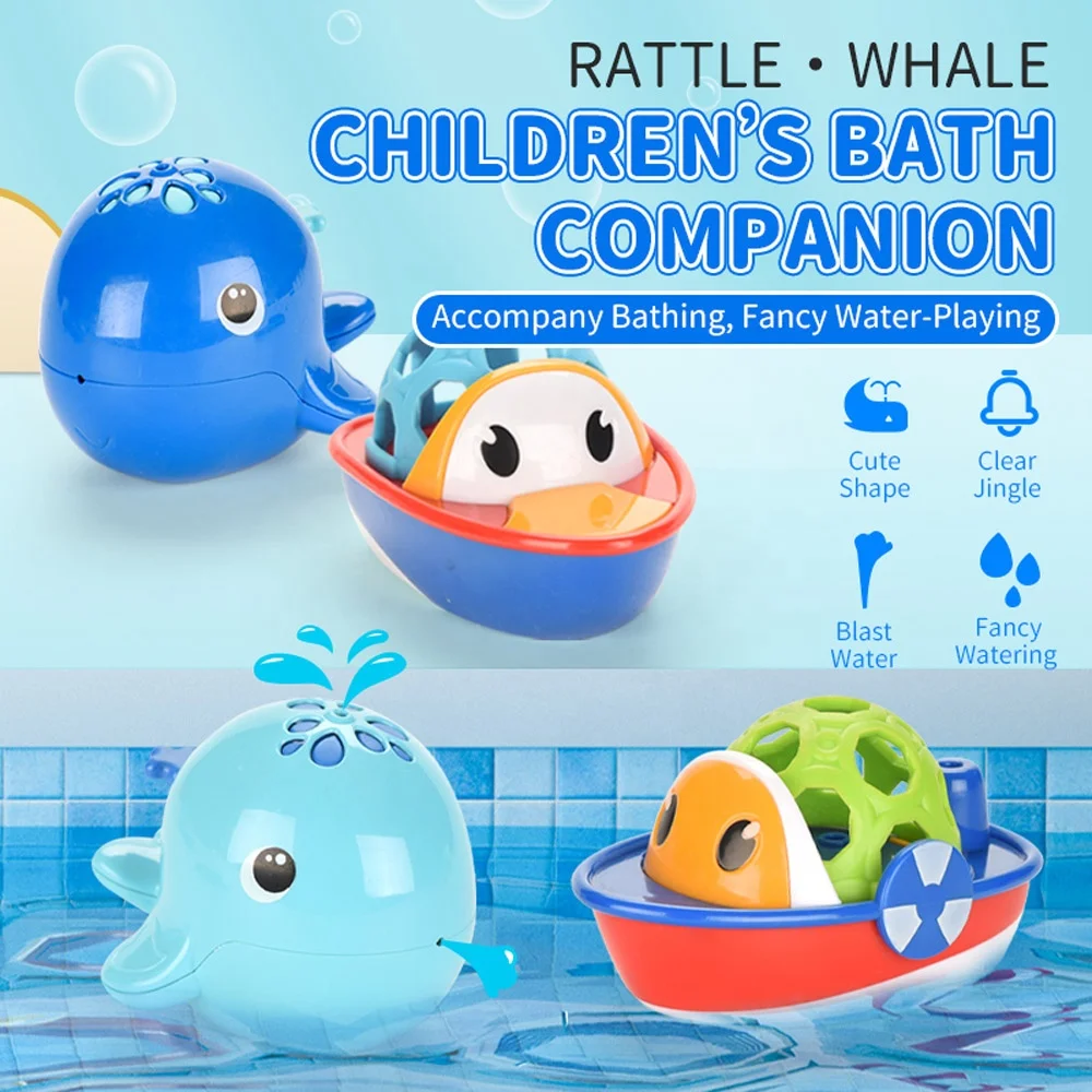
Kid plastic bath penguin toy sea animal water game toy for baby 