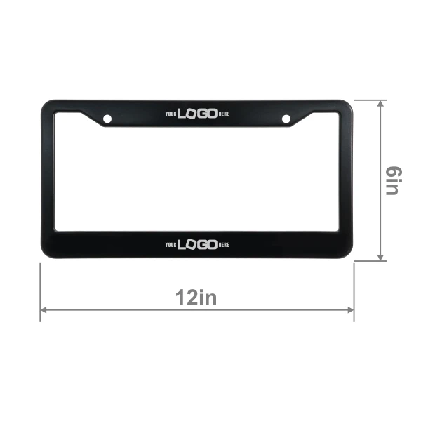Auto Decoration Number License Plate Holder ABS Plastic Car License Plate Frame 31*16cm For USA Market