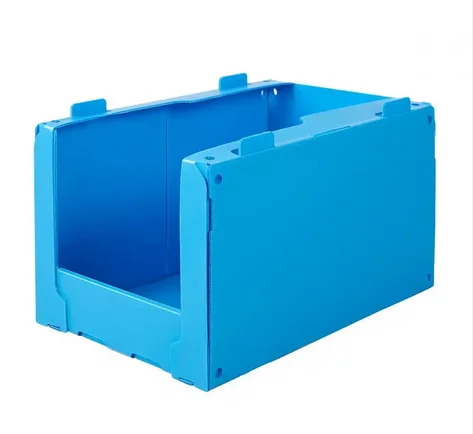 Corflute Front Opening Stacking Warehouse clothing storage box Bin Corrugated Plastic Stackable clothing Picking Bin