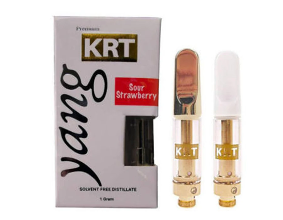 Hot Sale KRT CBD Vape Cartridge 0.5/1.0 Gram Vape Carts with Metal Tips