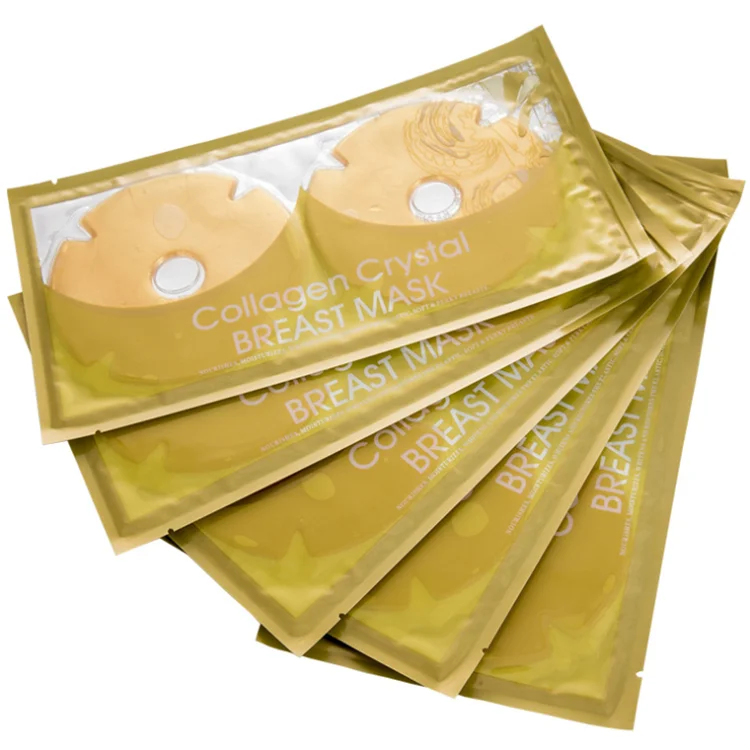 Professional breast enhancement moisturizing gold collagen crystal breast mask