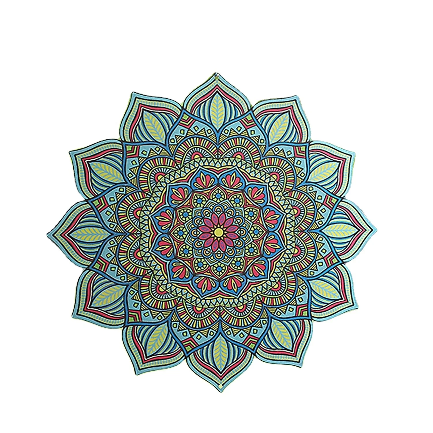 Mandala Wind Spinner Stainless Steel Wind Sculpture For Garden Decoration