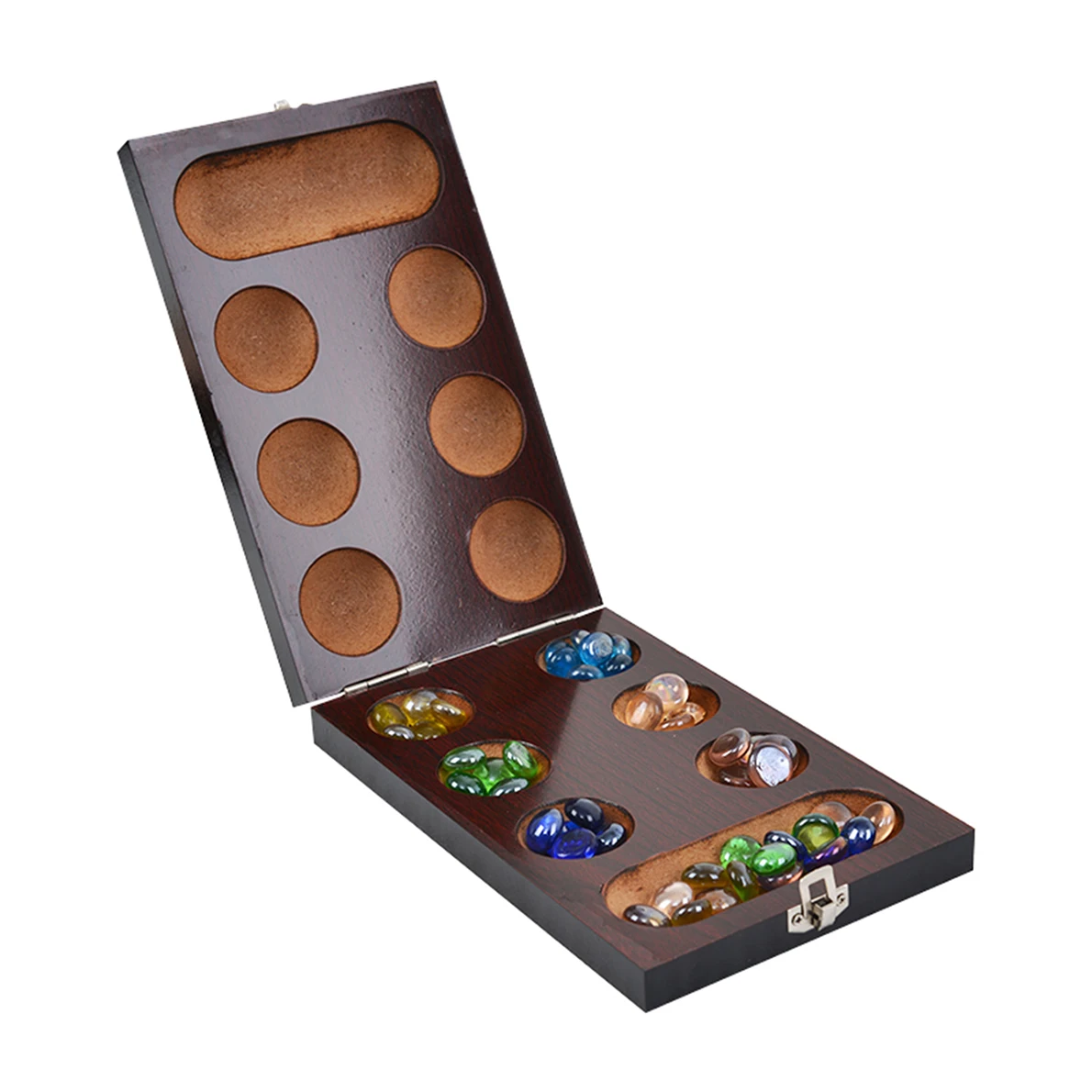 Marbles Portable Strategy Travel Game Mancala Folding Board Game