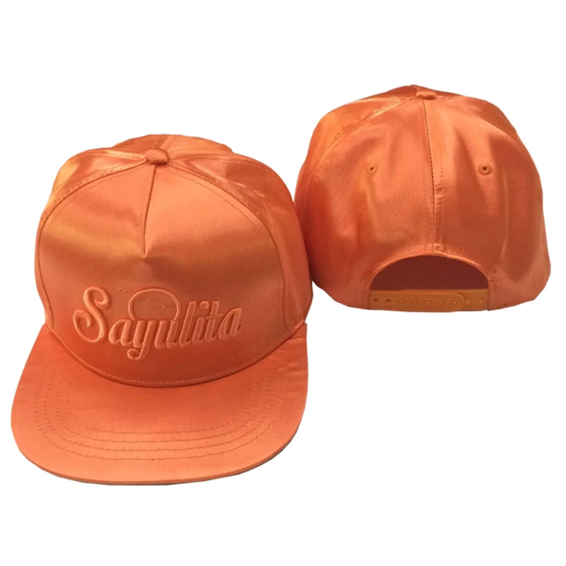 Custom Logo Snapback Hats from Classic Satin Fruit Patterned Caps with Common Fabric Feature