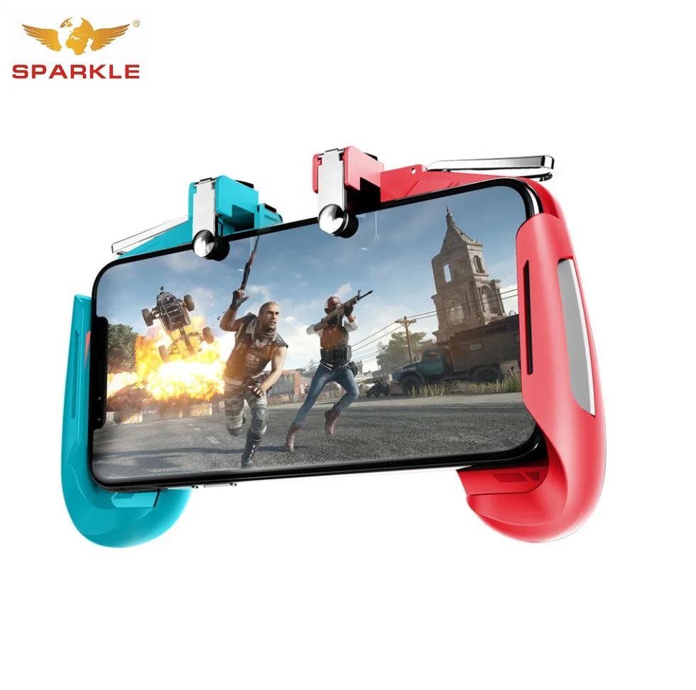 AK16 K18 K21 for PUBG Mobile Game Controller With Active Cooling Fan Phone Radiator Grip Game-pad Compatible with iPhone/Android
