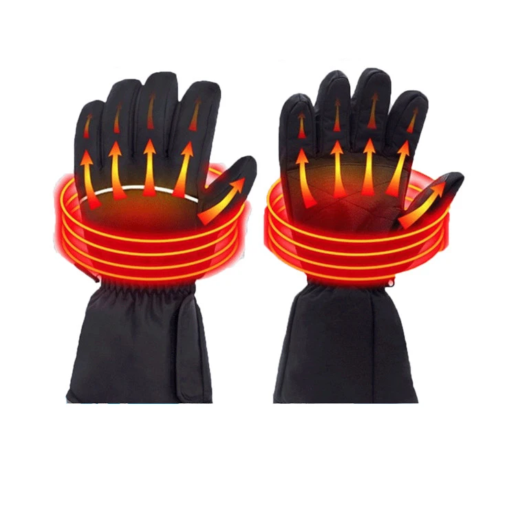 Winter Warm Battery Heated Gloves Rechargeable Waterproof Ski Motorcycle Hunting USB Heating Gloves