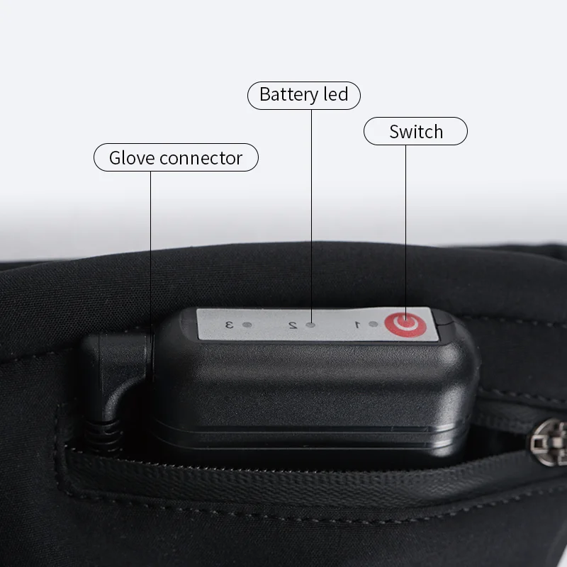 Heated Rechargeable Battery Snowboard Motorcycle Racing Cycling Freezer Winter gloves custom for women