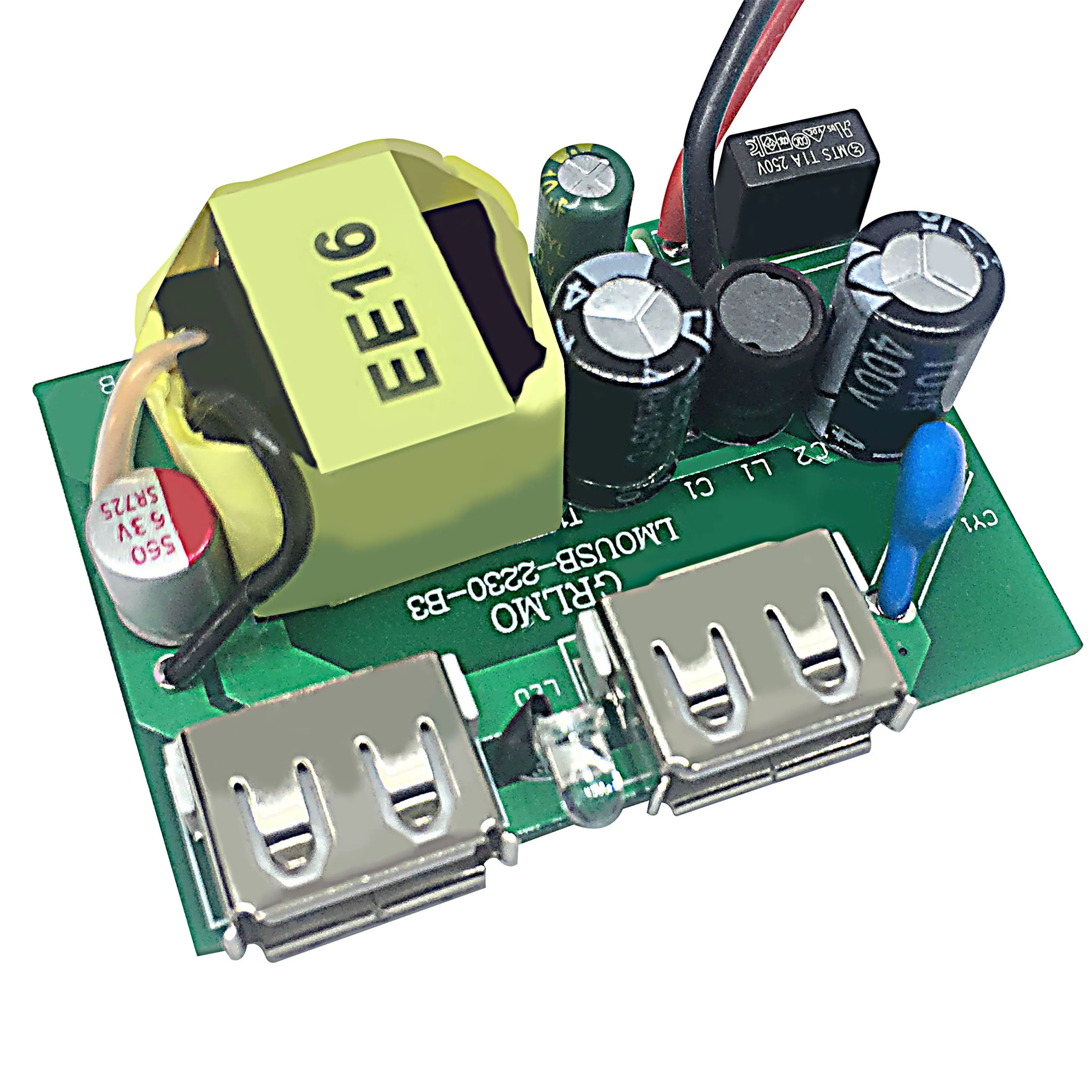 Пользовательский адаптер источника питания от 12 В до 5 В 3,1 а 2,4 А 1 А, печатная плата для мобильного зарядного устройства, печатная плата USB, печатная плата