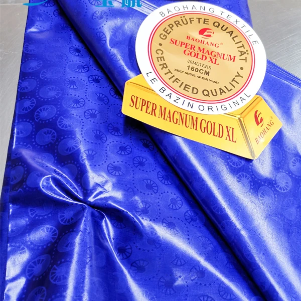 100% хлопок supima 70x60 ткань Африканский Getzer Bazin богатый