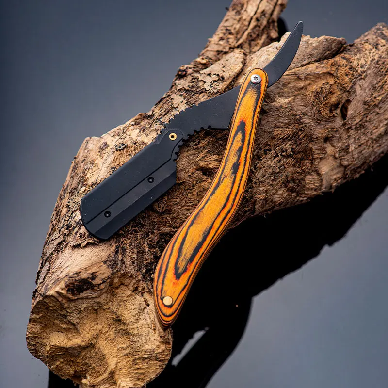 Professional Straight Edge Razor Stainless Steel Blade Antique Shaving Tool Wholesale Folding Shaving Razor