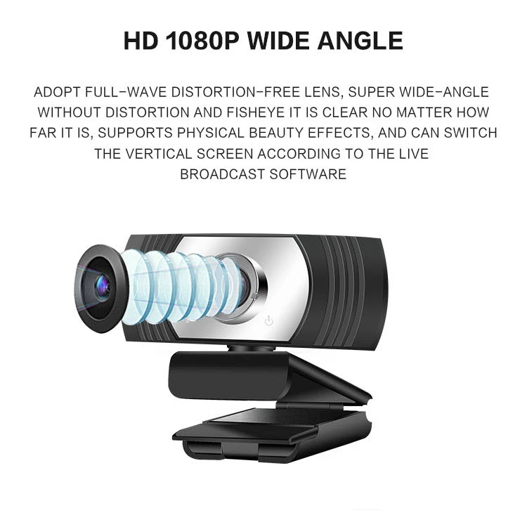 Web Cam 1080P Full HD Web Camera Built-in Microphone 2K USB Plug Wide Angel Live webcam 360 For Computer Mac Laptop YouTube Skyp