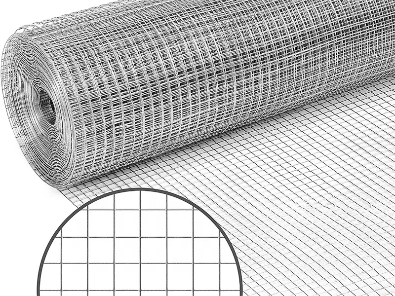 Hot-dip galvanized anti-rust wire mesh thickened  breeding mesh fence construction mesh protection