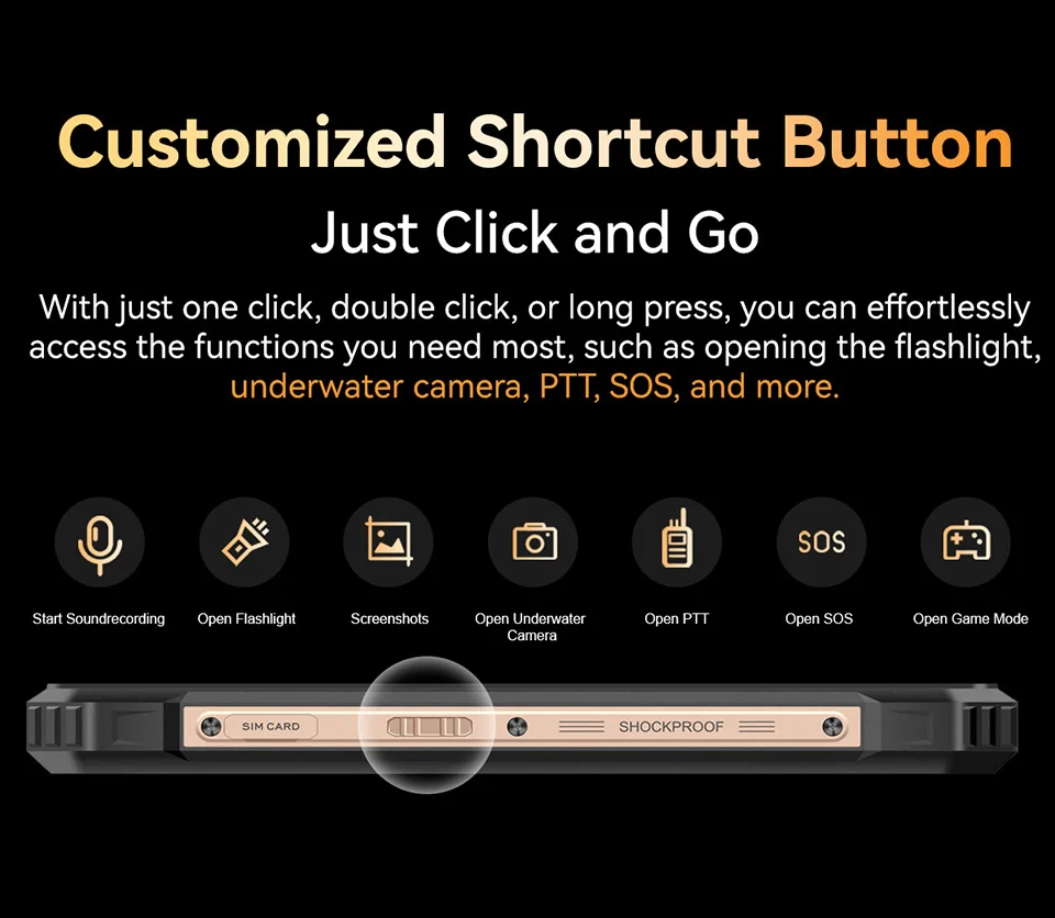 6.78 inch Mobile Phone Blackview BL8000  5G Android Smartphone  with NFC and Fingerprint Cell Phone