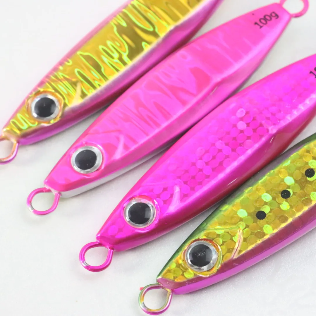 In stock 80g 100g Japanese Quality  Shinny Metal Jigs Switch Jigging Lure Lead Fishing Lure Jigbait