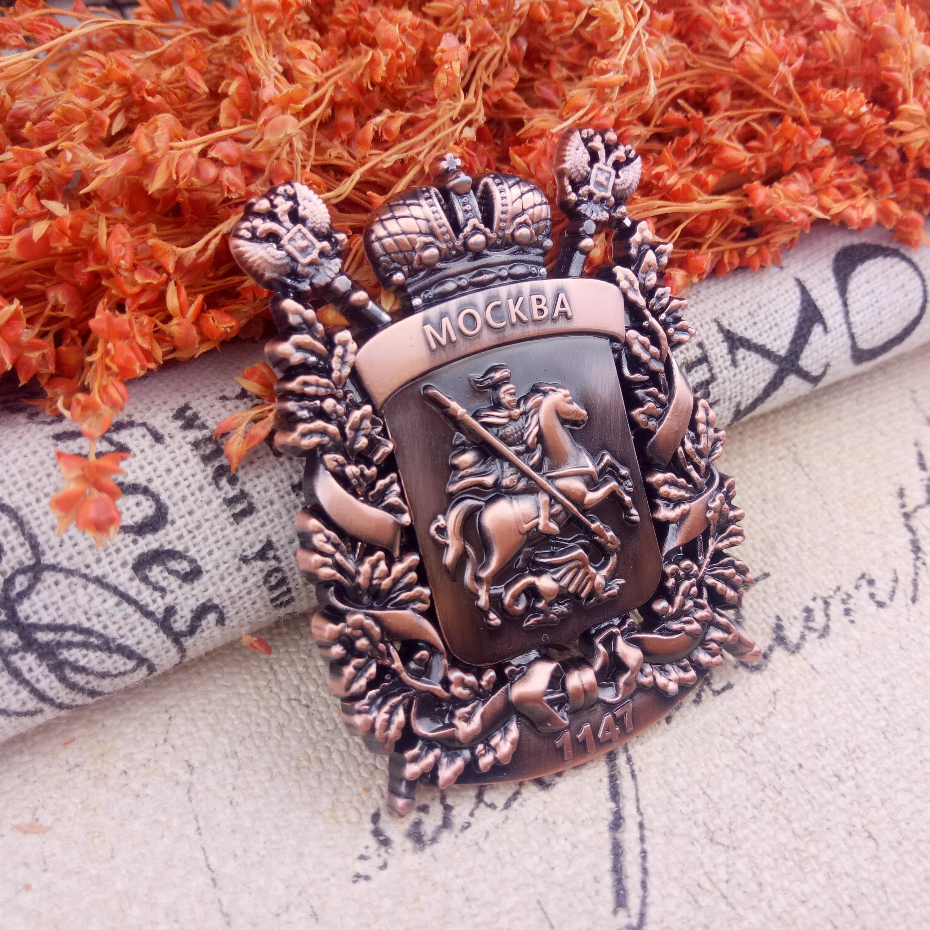 Customized High Quality 3D Zinc alloy Fridge Magnet Varies metal City Tourist  Souvenirs refrigerator sticker