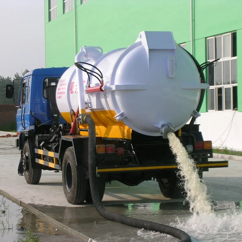 Вакуумный насос, грузовик с присоской для канализации, 10000 литров, грузовик для всасывания сточных вод