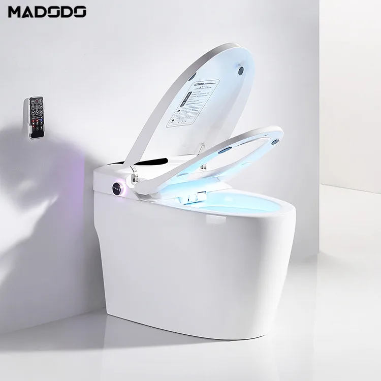 Bathroom Bidet Luxury Smart Toilet Intelligent Electronic Smart Wc Toilet Commercial Hygienic Automatic Toilet