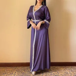 Customize New Style fashion luxe custom turkey Women Evening Dresses Muslim abaya dubai 2021