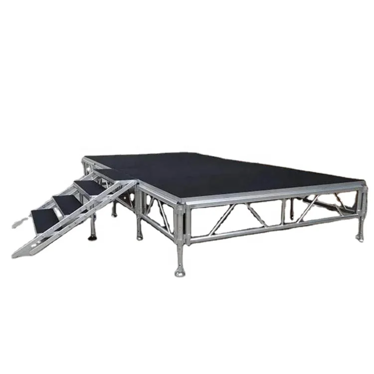 Decoration Aluminum Alloy 1.22m Removable Stage 18mm Platform