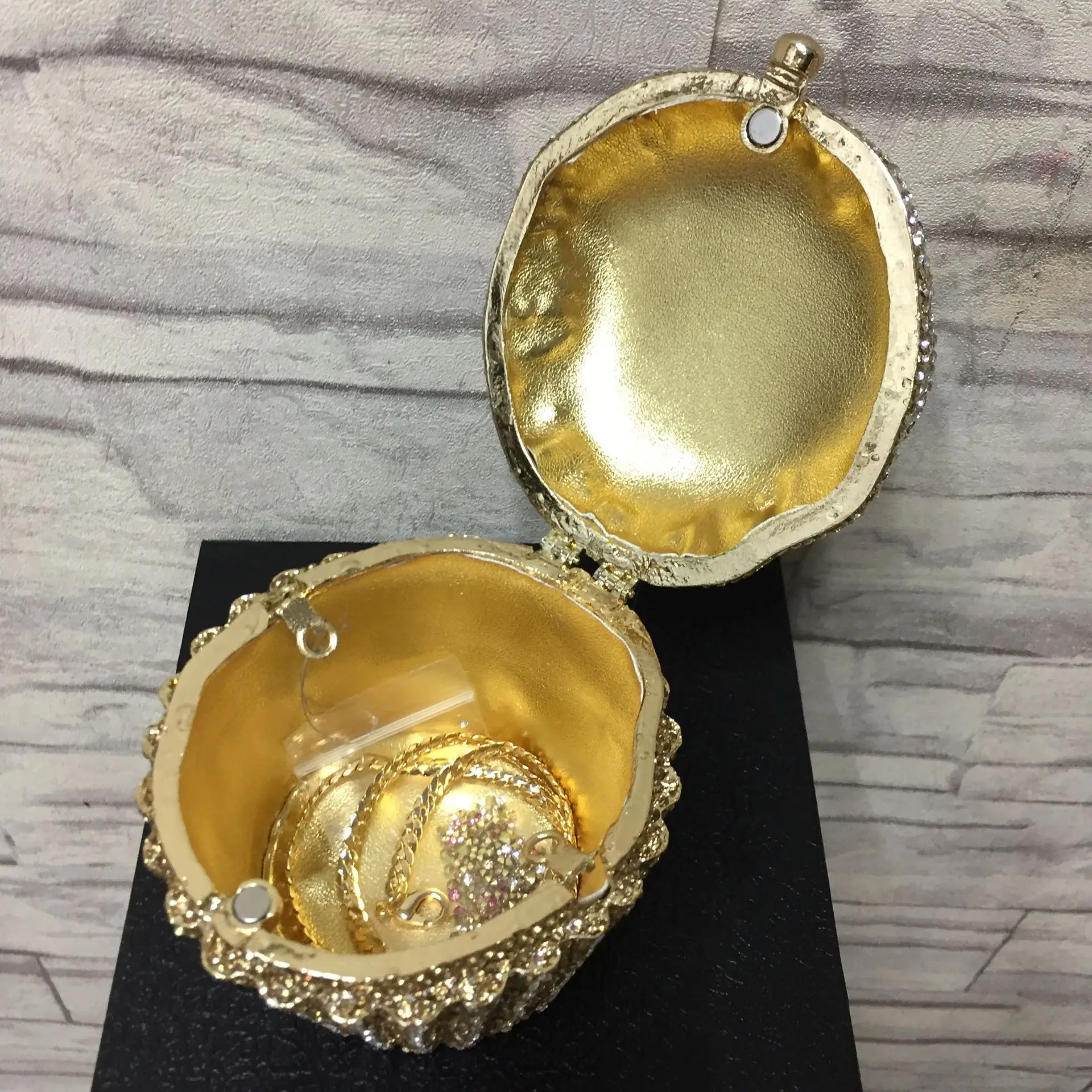 Rhinestone Diamond Full Paved Cute Cup Cake Evening Clutch Ice Cream Women Bags Wedding Shiny Handbags