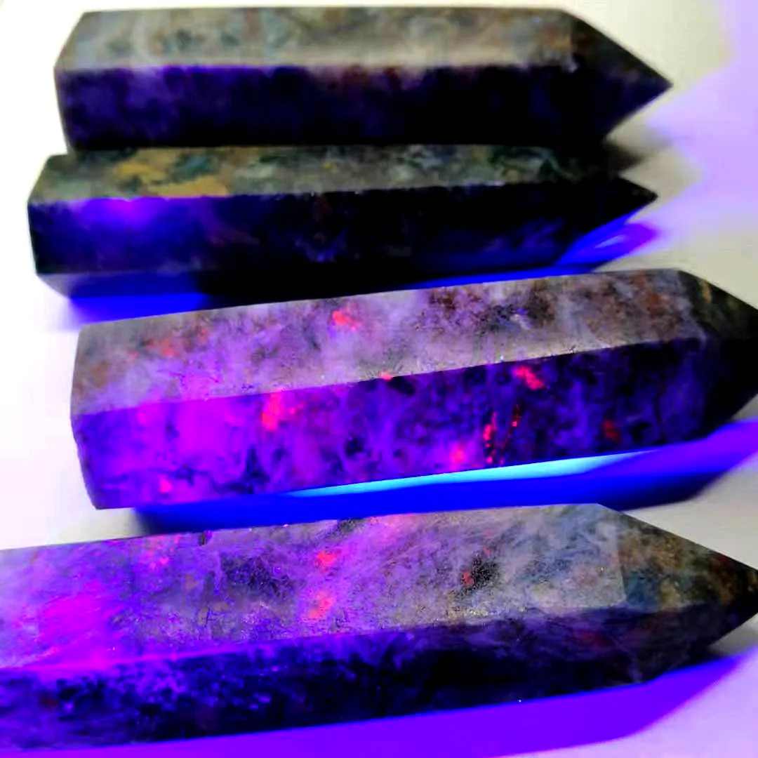 New product natural healing crystal wand tower ruby in kyanite quartz point for wedding souvenirs