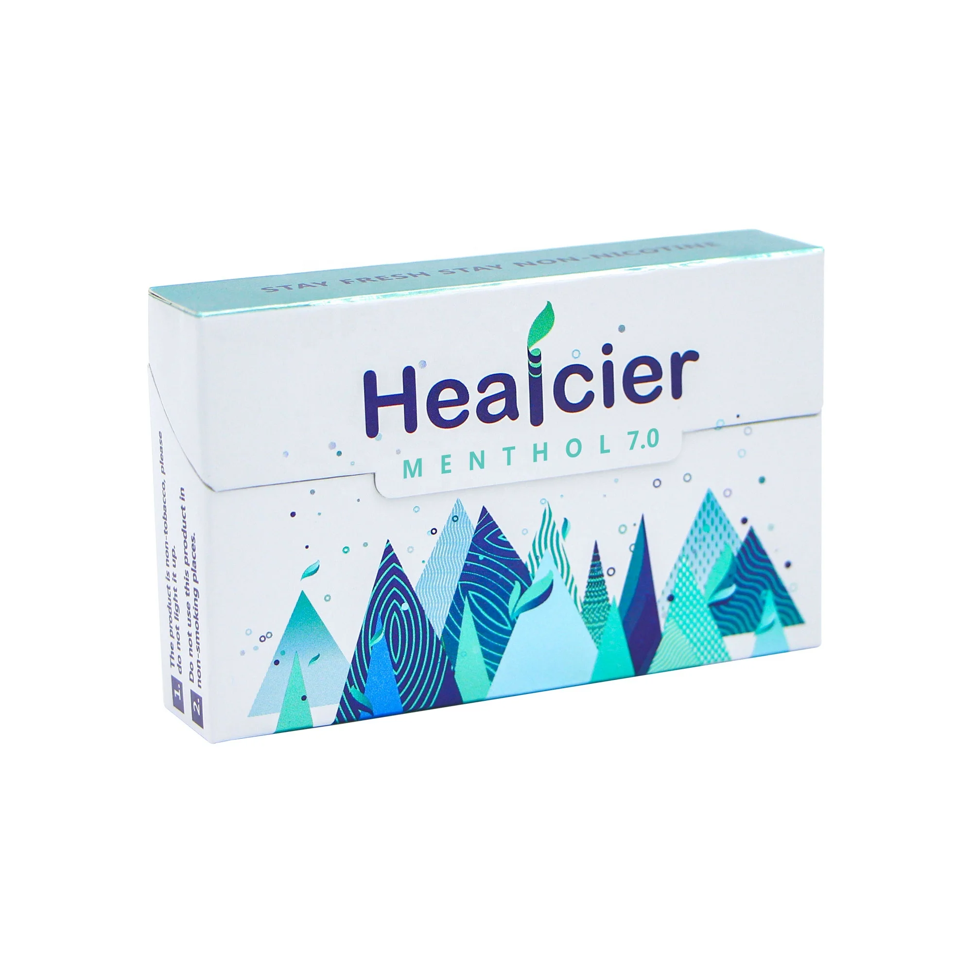 Healcier heat not burn botanical extracts no nicotine healthy alternative to vapor electronic cigarettes