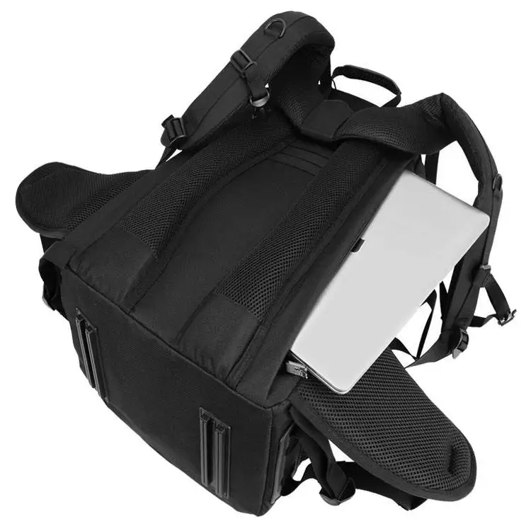 Quality Custom Logo Shoulders Scratch-proof Photography Camera Bag Dslr Basic Camera Backpack Bag With Laptop Compartment