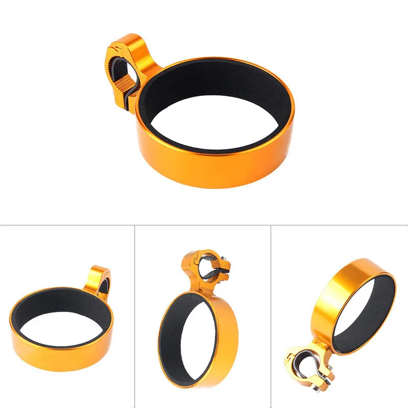 Electric Scooter Bicycle Cup Holder Water Bottle Cup Holder Bicycle Electric Scooter Front Handle Bottle Holder Upgraded Black
