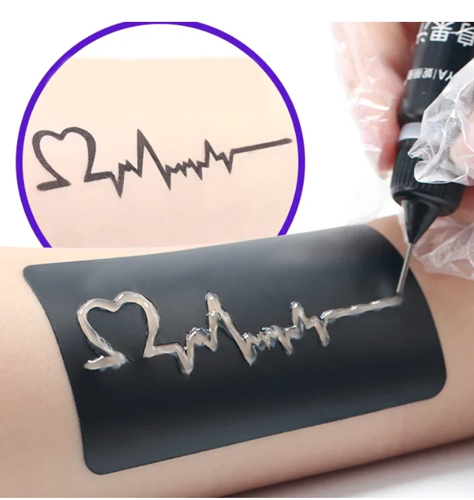 Temporary Body Art Painting   Natural Color  Semi Permanent paste Gel DIY black temporary tattoo ink with your label