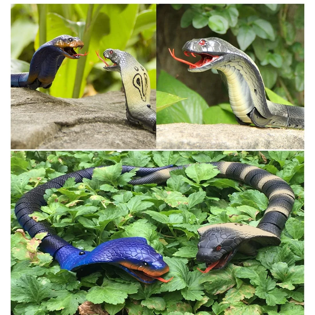 prank toys snake kids interactive electric smart remote control king cobra toy cobra snake toy remote control snake