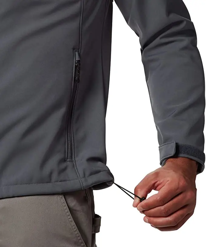 Water Resistant Tactical Soft-shell Jacket With Fleece Interior Autumn Security Guard Windbreaker Jacket With Printing Logo