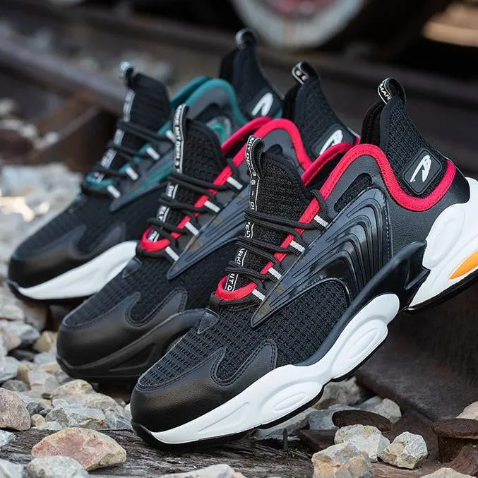 New Steel Toe Anti Smashing Anti Piercing Soft Breathable Wear Resistant and Non Slip Safety Shoes for Men