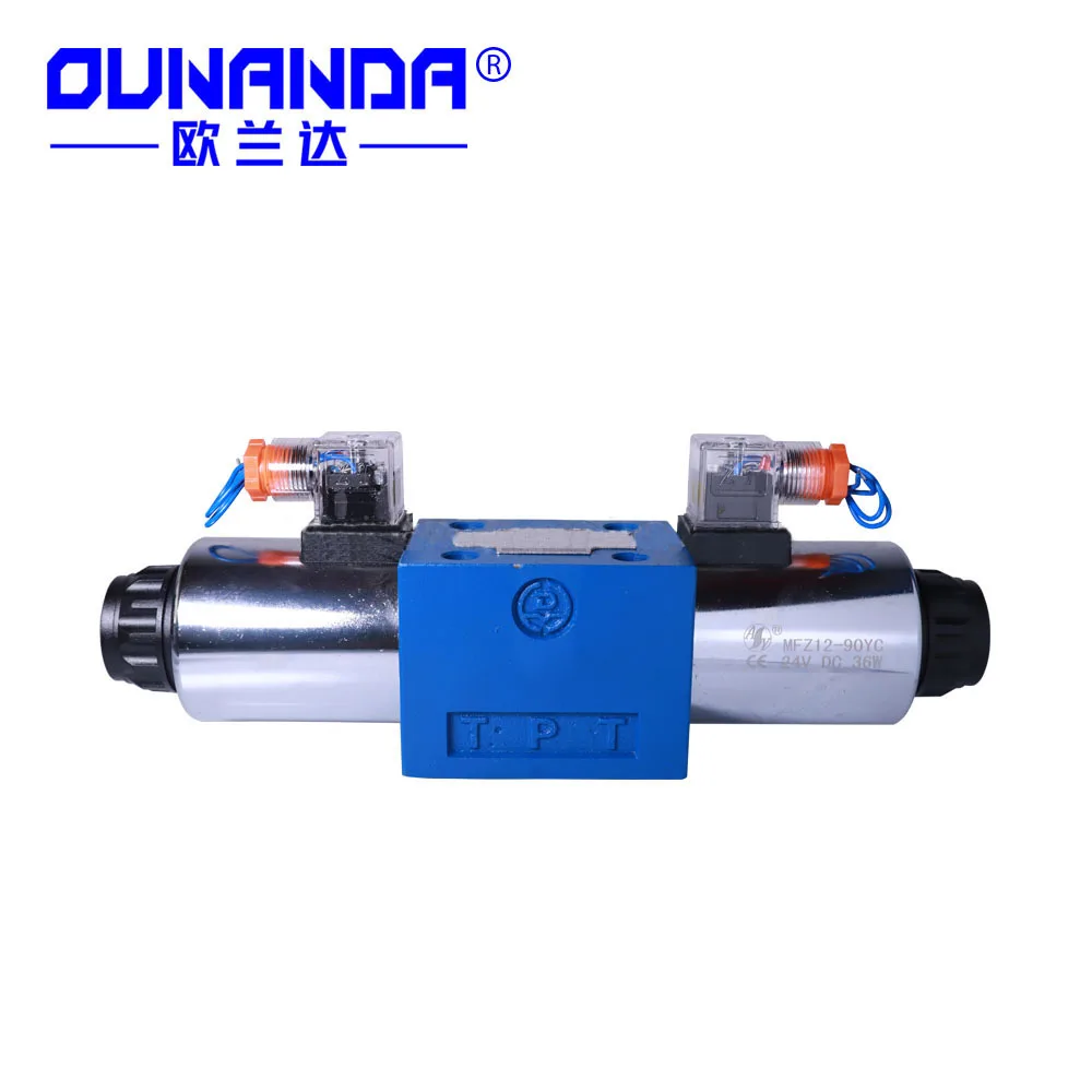 HUADE Series Electromagnetic Reversing Valve 4WE10E31B/CG24N9Z5L Hydraulic Solenoid Valve