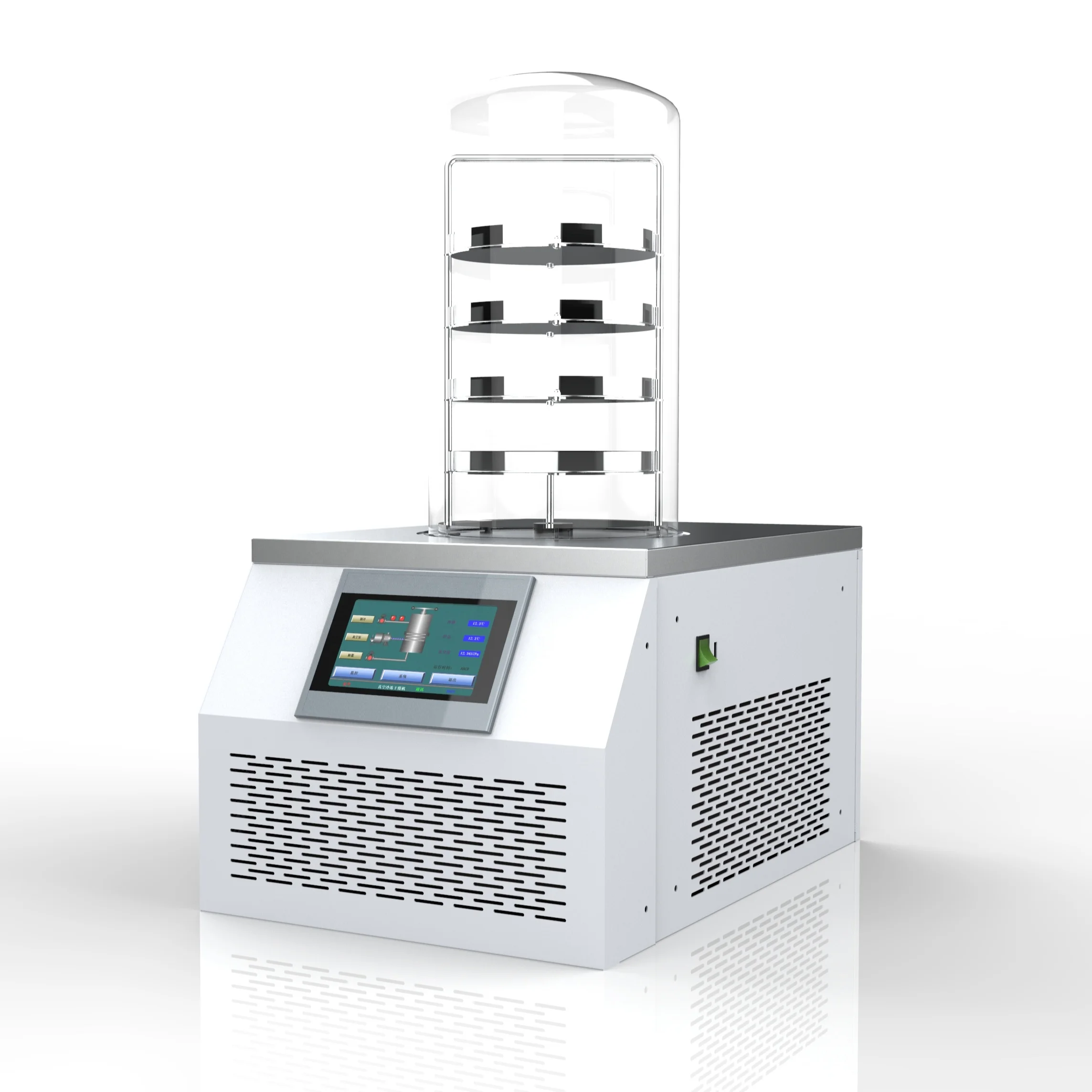 Vacuum Lyophilizer Liofilizator Lyophilization Freeze Dryer Drier Drying Machine Machinery Equipment Vial With Pump Price CE