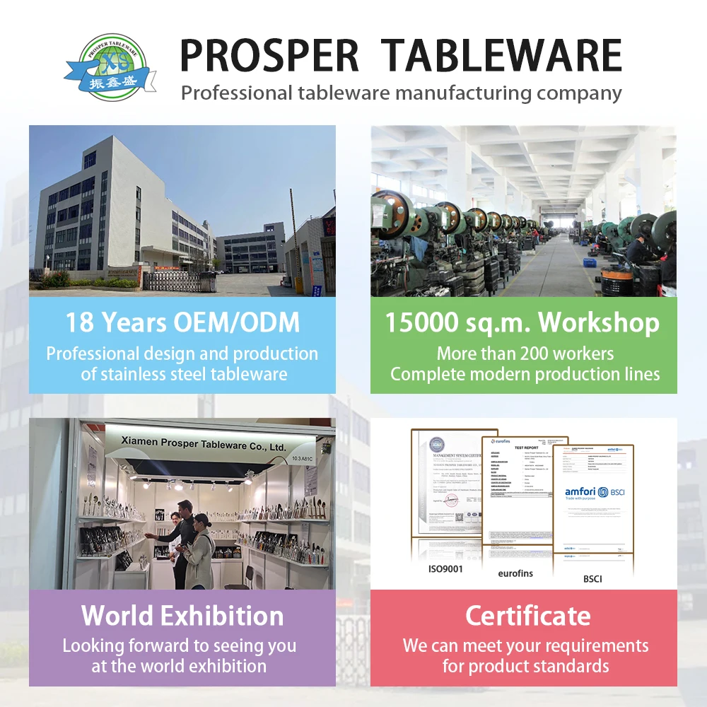 Wooden color plastic handle fork spoon knife dinner stainless steel flatware set for restaurant party hotel