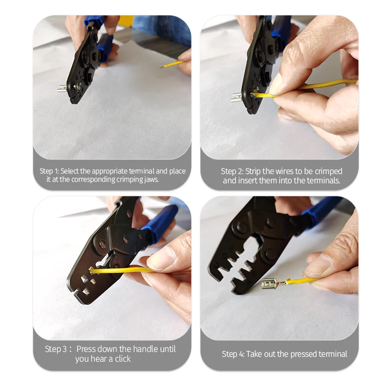 High Quality WX-8Y/13 crimping pliers terminals crimping tools Pliers Stripping Pliers ratchet terminal crimping tools