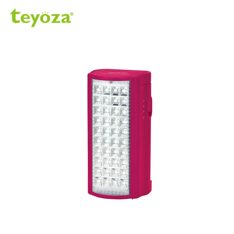teyoza Portable wall mounted lantern Rechargeable Emergency led light solar Charging Portable Lantern