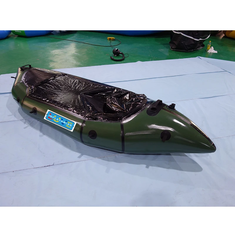 Outdoor Durable Wholesale Ultra Light Packraft  Fishing  Gear with TPU fabric