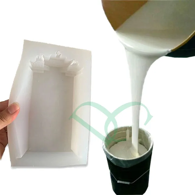 shoreA 20-30 Tin Cure RTV2 Liquid Silicone Rubber For Casting Moulds