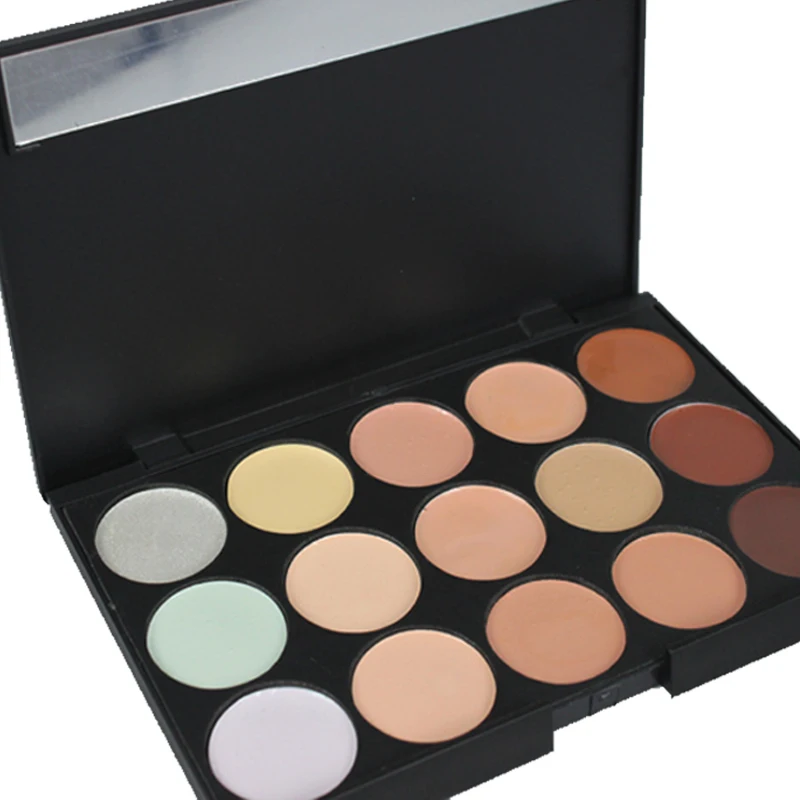 Wholesale color corrector concealer 15 shades creamy makeup concealer palette