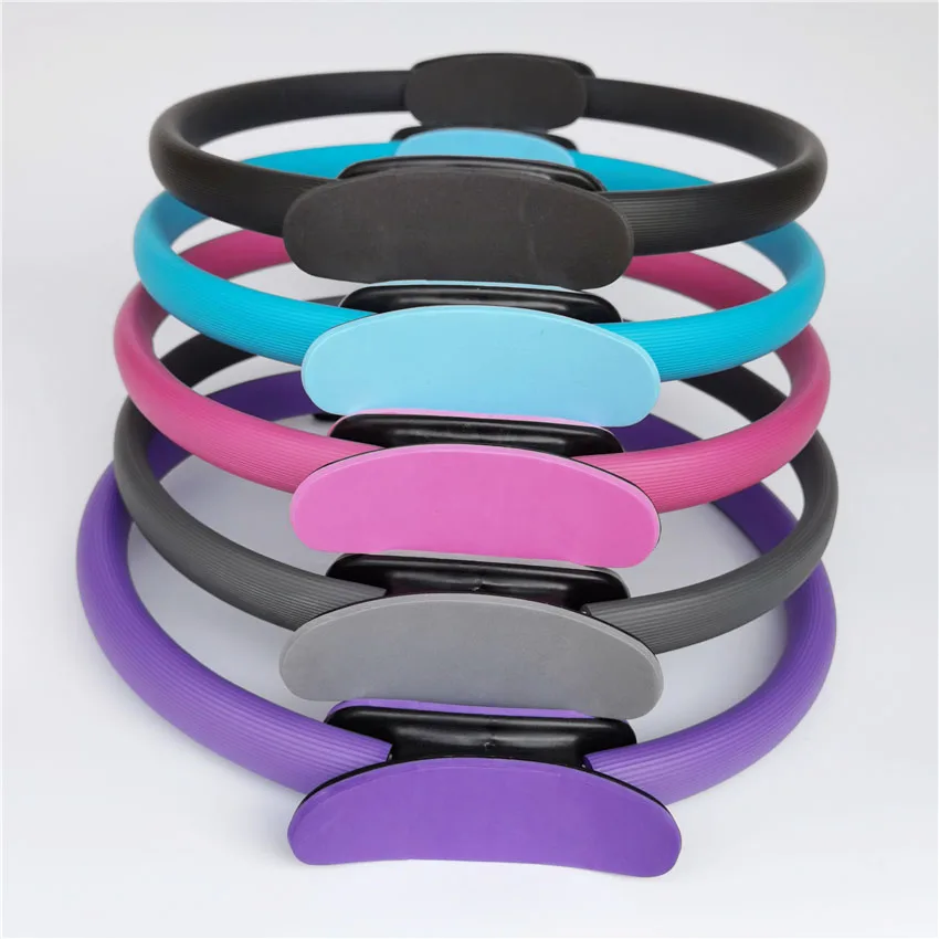 
multiple color high quality fiberglass magic circle yoga fitness abdominal exercise Pilates ring 