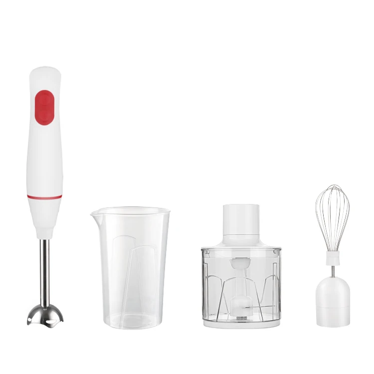 2024 New 4-in-1 Smart Household Blender Machine Multifunctional Juicer Kitchen Industrial Handheld Stick Push Button Controls