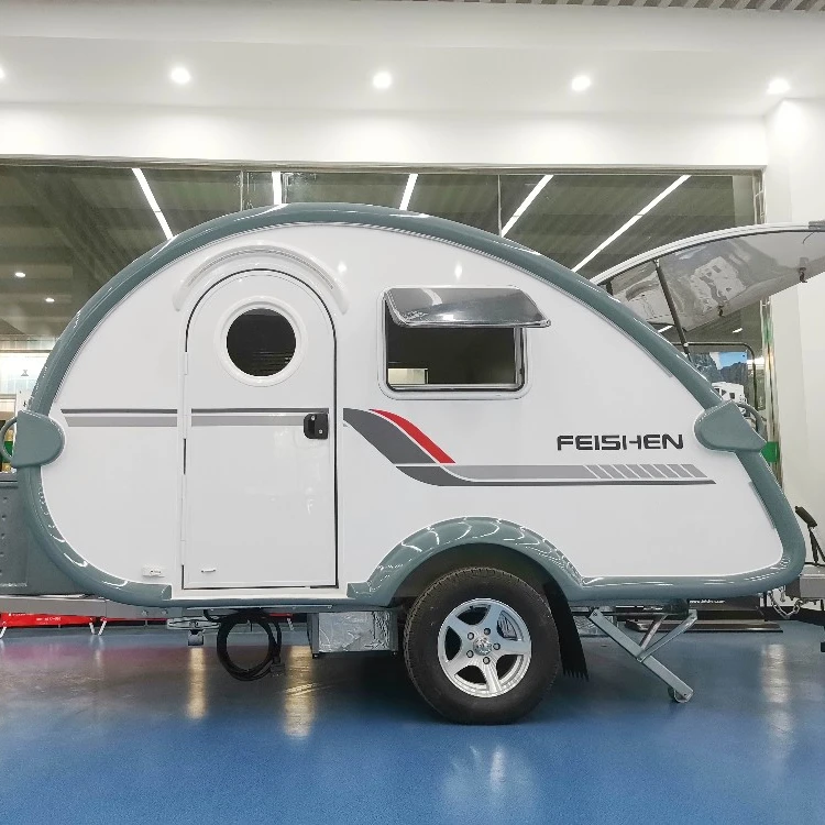 Off Road Camper Mini Caravan and Rv for Sale with Bathroom and Kitchen Exterior Accessories Shower Cubicle