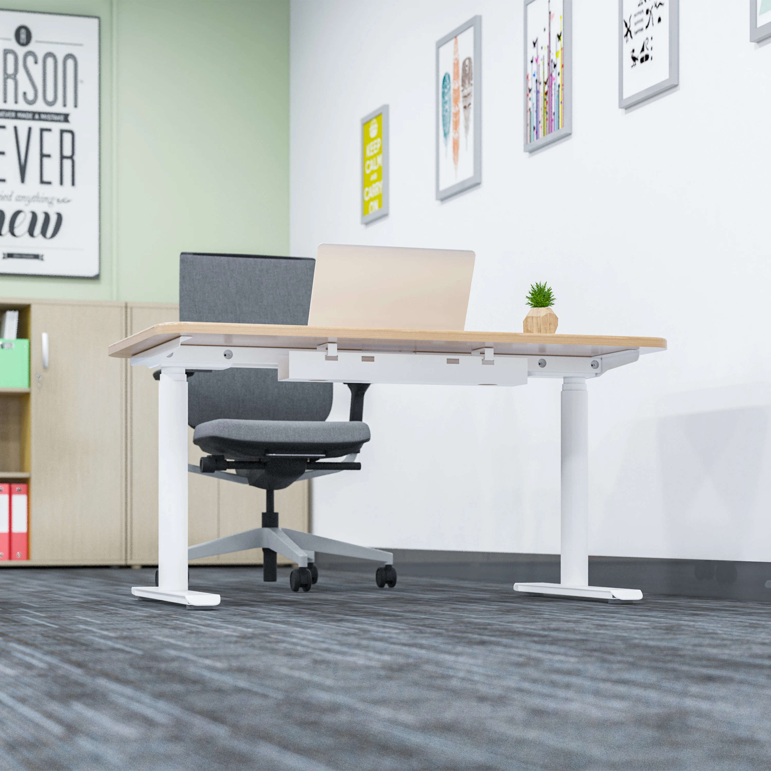 OEM Cable Duct Desk Wire Cable Tray Management Cable Holder Under Table Electrical Conduit For Home Office