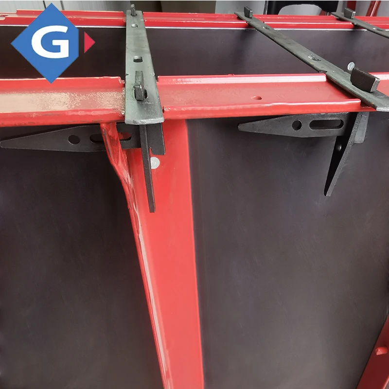 Euro Forms steel frame plywood form X Flat Tie steel concrete slab formwork