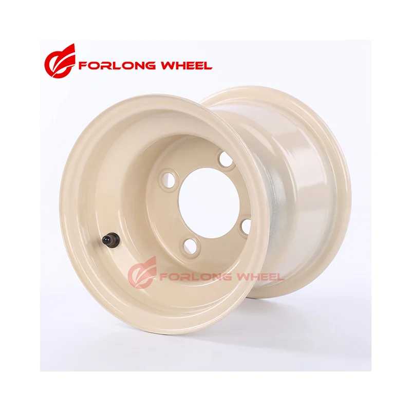 FORLONG custom 10' 10inch 7.00X10 PCD100,101.6,114.3mm ET0/-10mm lawn mower golf cart wheels rims and tires